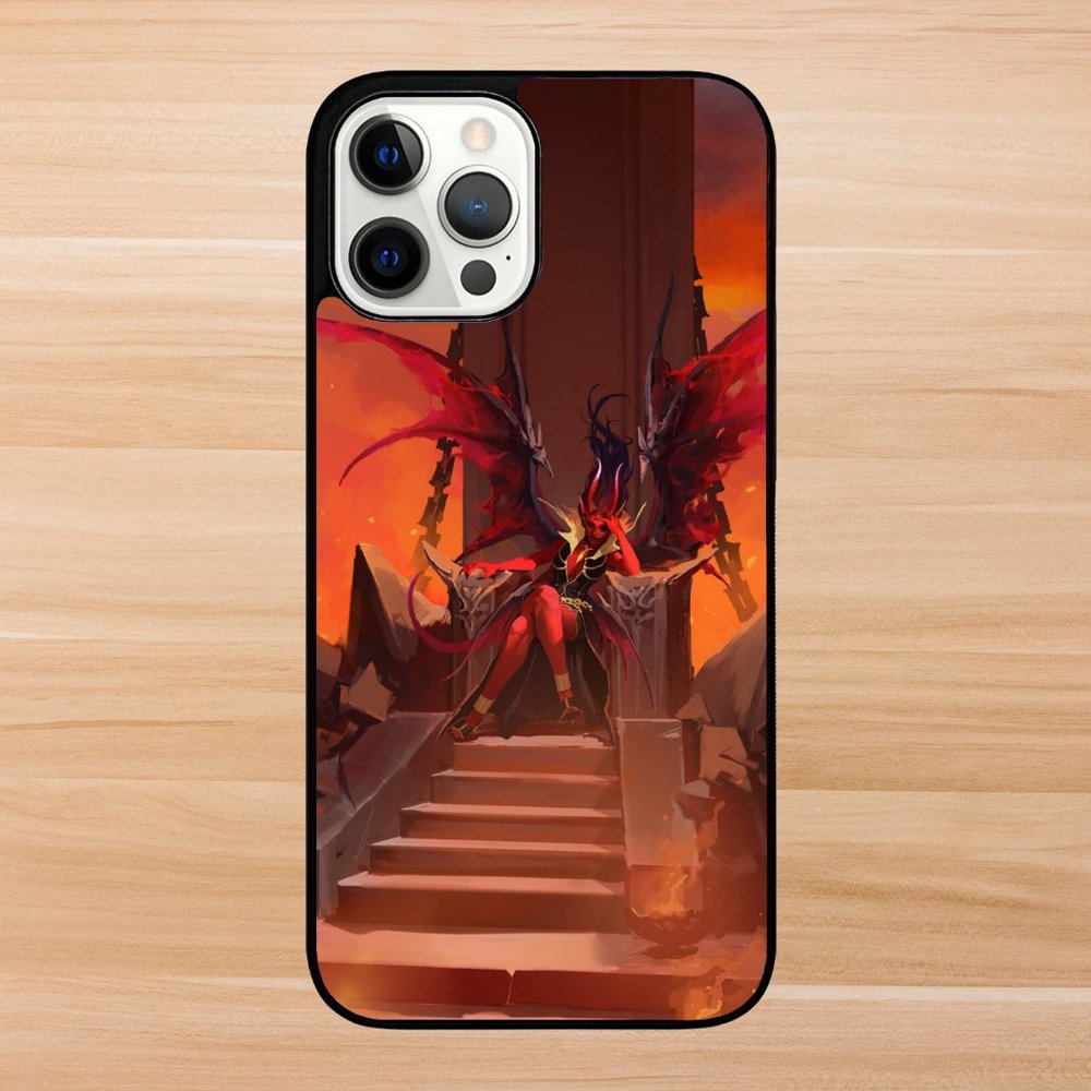 Queen of Pain Arcana Dota 2 Halloween Gift iPhone Case